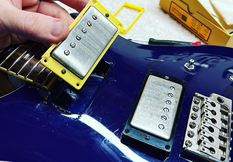 guitar pickup replacement installation repair pittsburgh